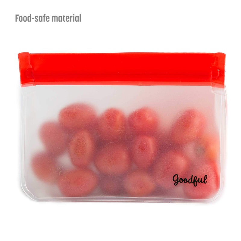 Goodful Reusable Standup Food Storage Bags (6 pack, Assorted Sizes) - Image 3